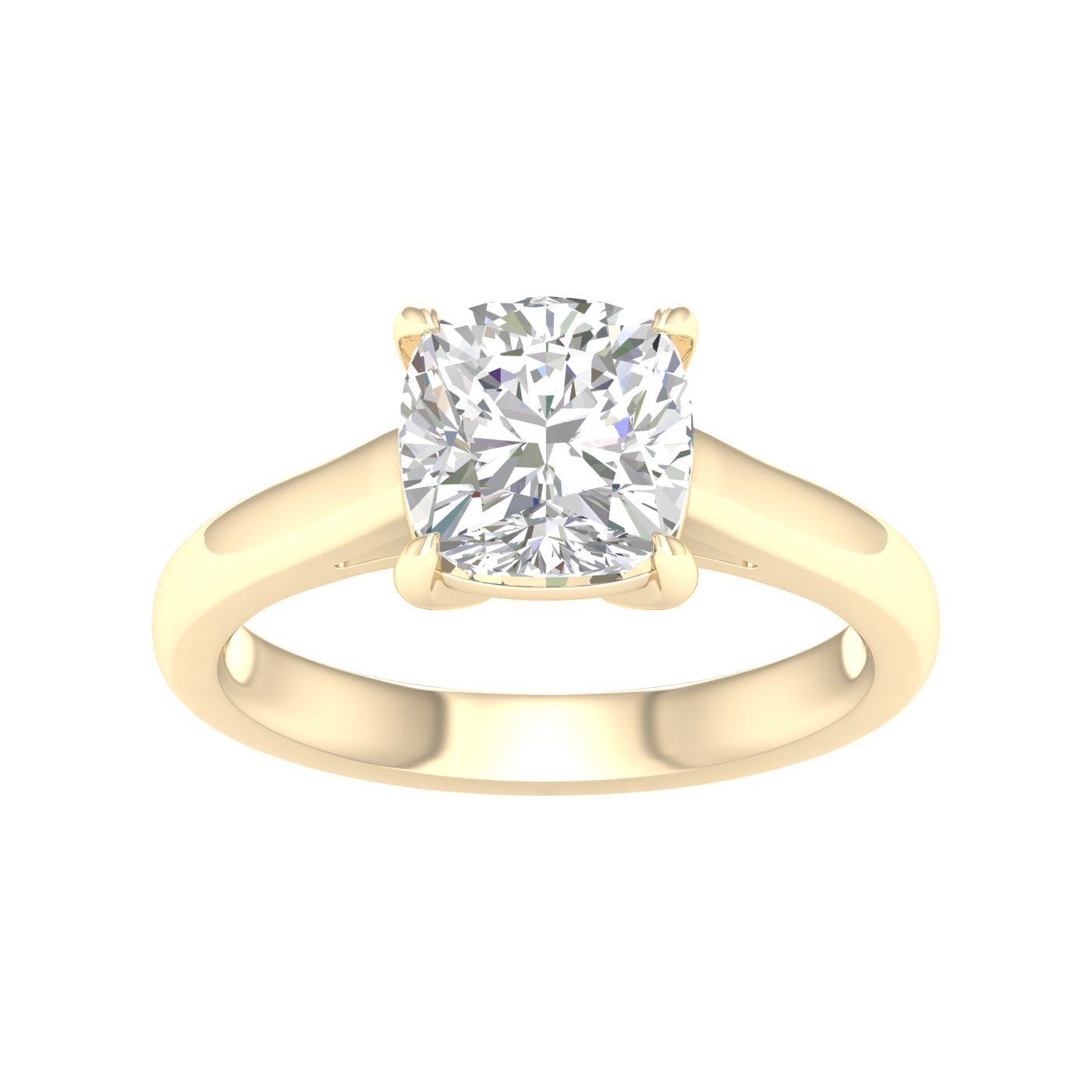 Solitaire Ring (Cushion) - Oz's Jewelers by The Hickory Jewelry Company