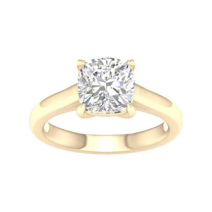 Solitaire Ring (Cushion) - Oz's Jewelers by The Hickory Jewelry Company