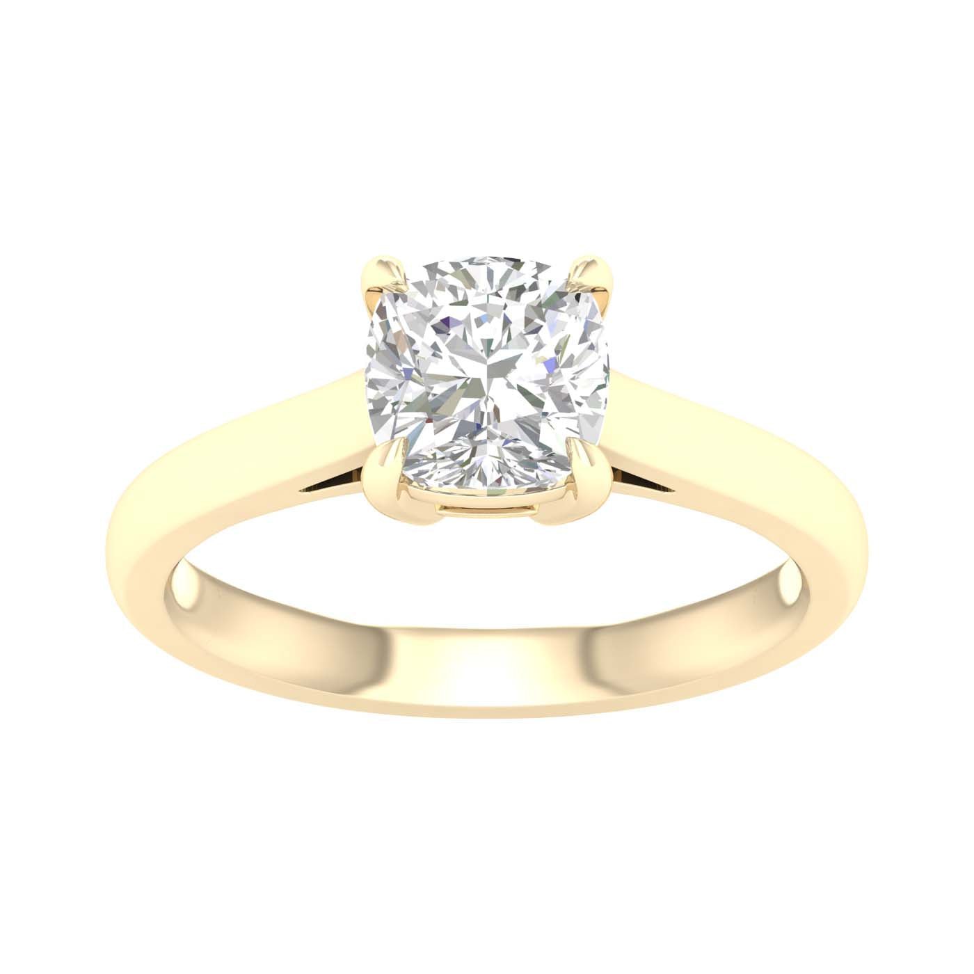 Solitaire Ring (Cushion) - Oz's Jewelers by The Hickory Jewelry Company