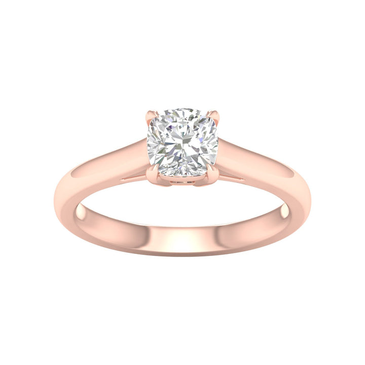 Solitaire Ring (Cushion) - Oz's Jewelers by The Hickory Jewelry Company