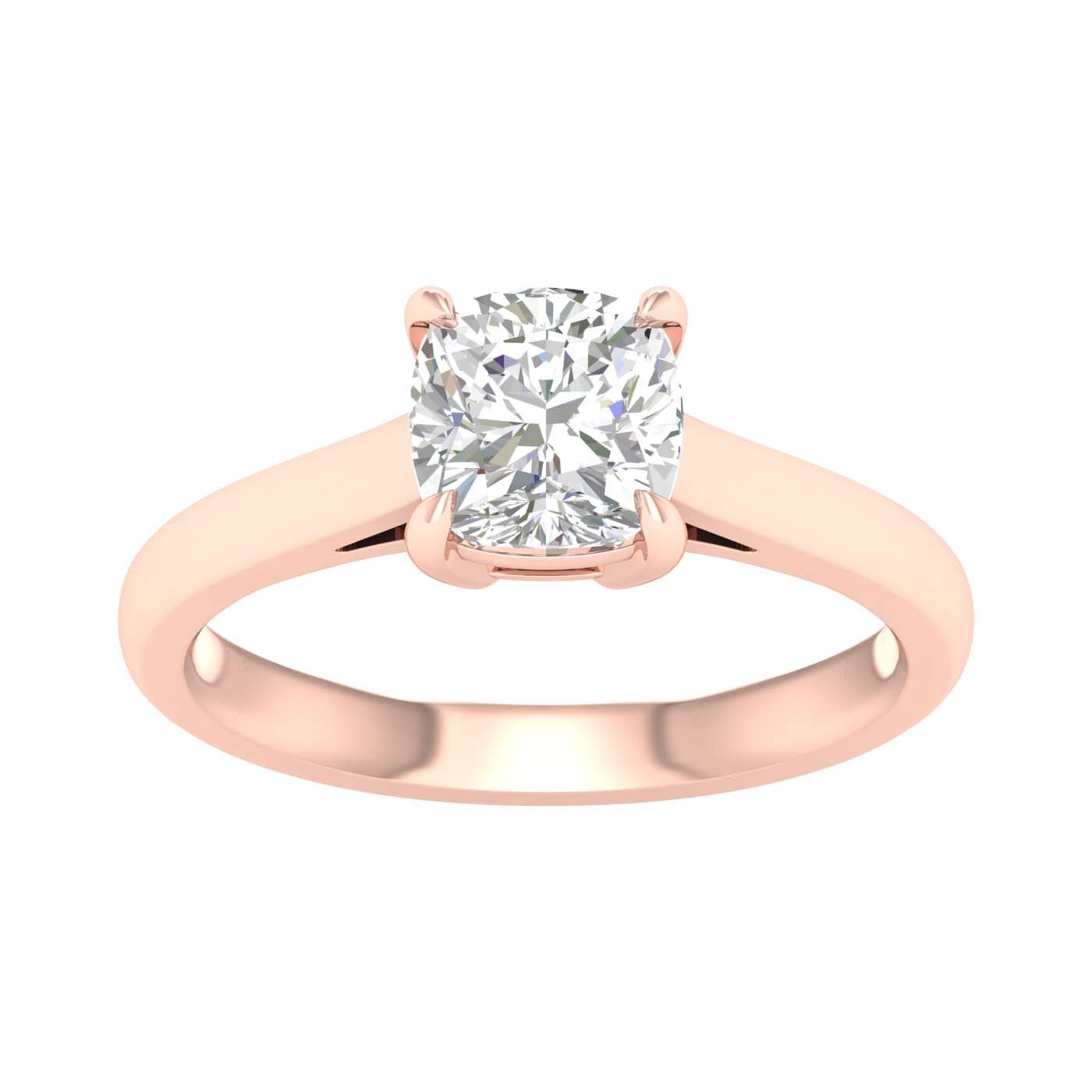 Solitaire Ring (Cushion) - Oz's Jewelers by The Hickory Jewelry Company