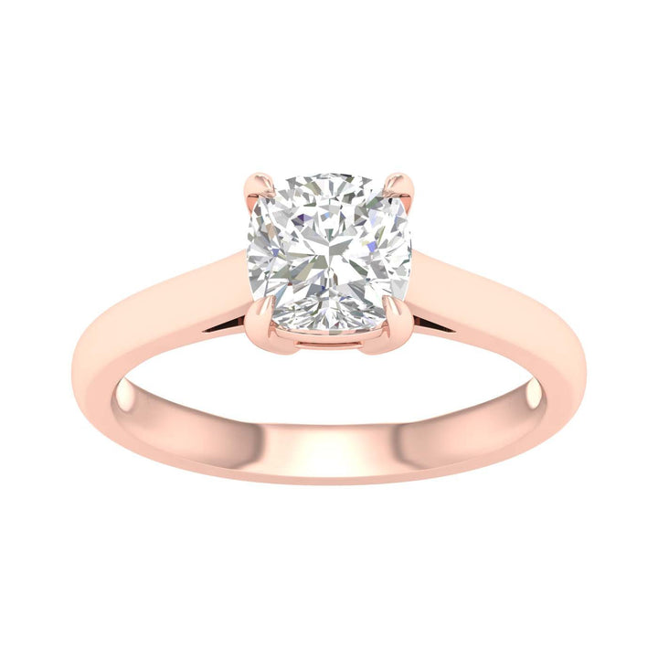 Solitaire Ring (Cushion) - Oz's Jewelers by The Hickory Jewelry Company