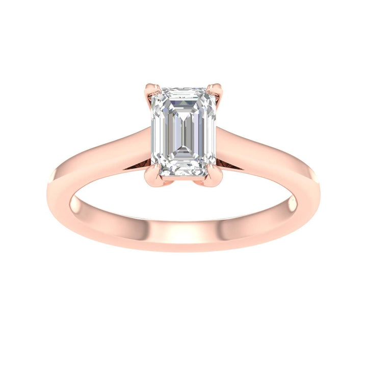 Solitaire Ring (Emerald) - Oz's Jewelers by The Hickory Jewelry Company