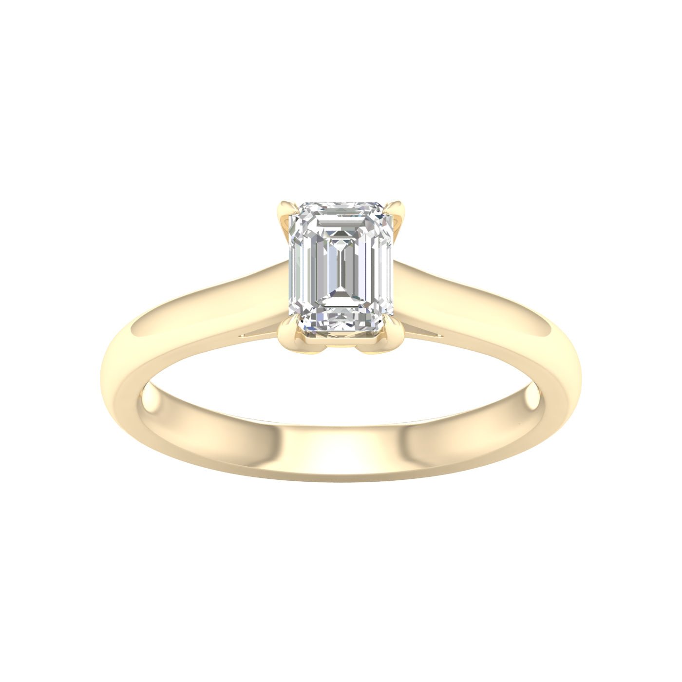 Solitaire Ring (Emerald) - Oz's Jewelers by The Hickory Jewelry Company