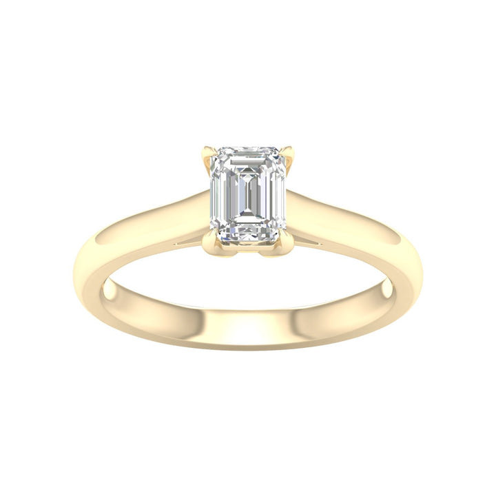 Solitaire Ring (Emerald) - Oz's Jewelers by The Hickory Jewelry Company