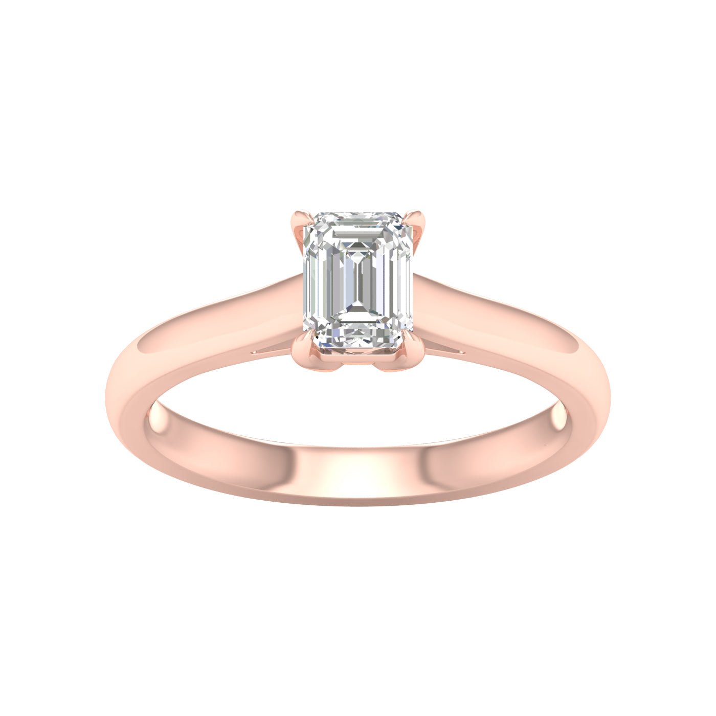 Solitaire Ring (Emerald) - Oz's Jewelers by The Hickory Jewelry Company