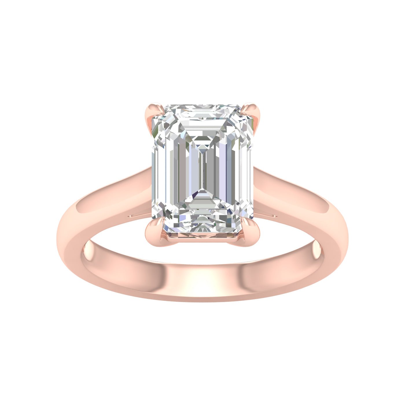 Solitaire Ring (Emerald) - Oz's Jewelers by The Hickory Jewelry Company