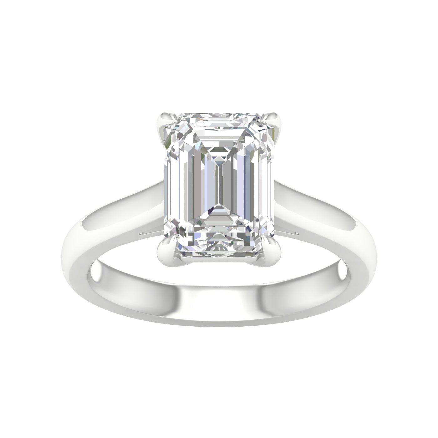 Solitaire Ring (Emerald) - Oz's Jewelers by The Hickory Jewelry Company