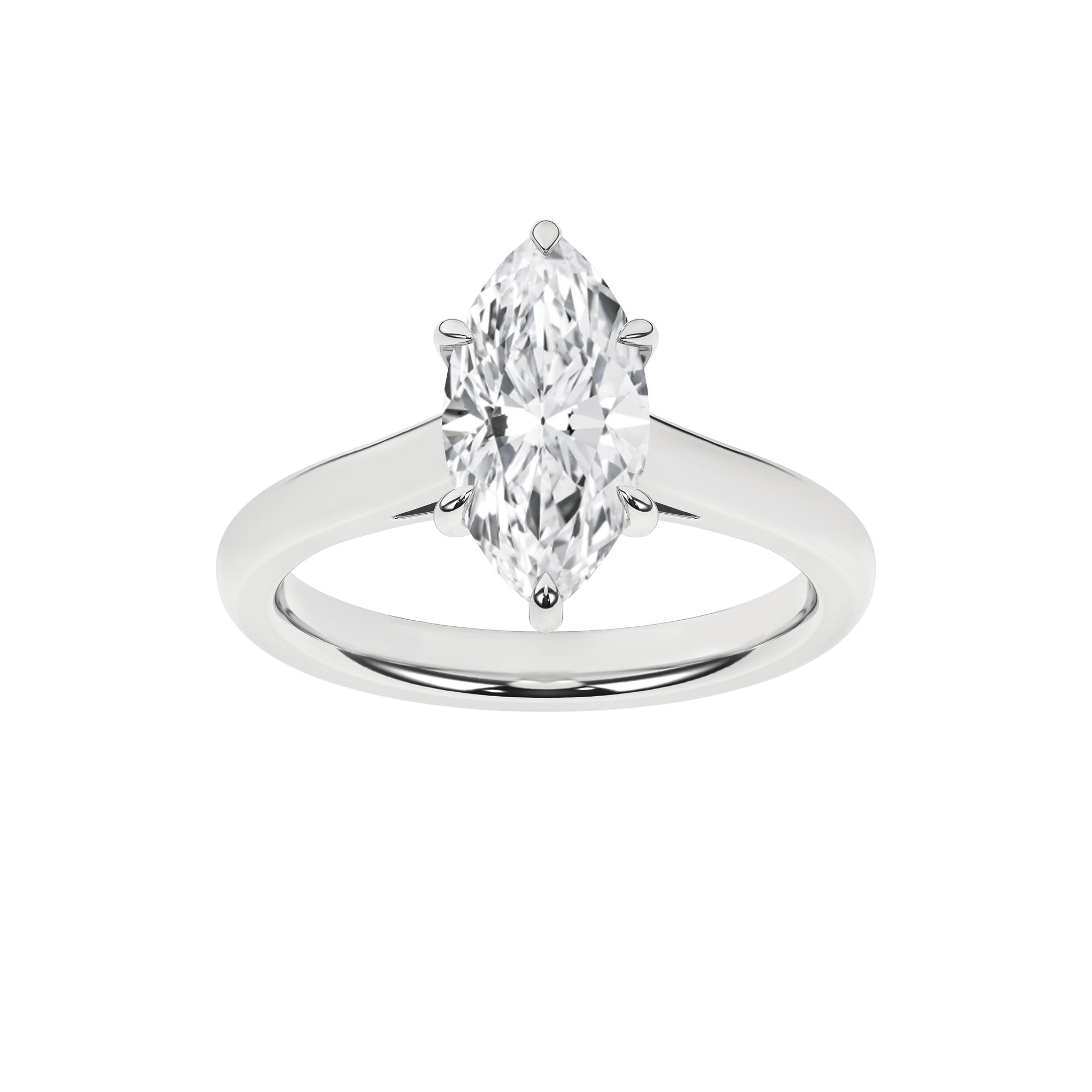 Solitaire Ring (Marquise) - Oz's Jewelers by The Hickory Jewelry Company