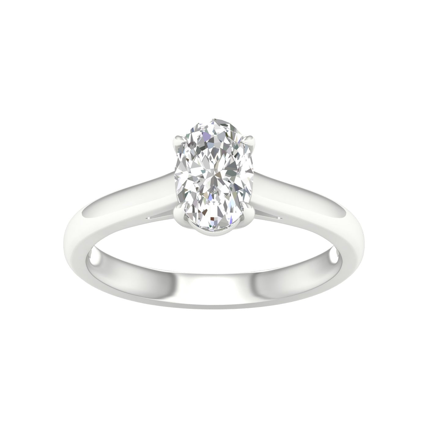 Solitaire Ring (Oval) - Oz's Jewelers by The Hickory Jewelry Company