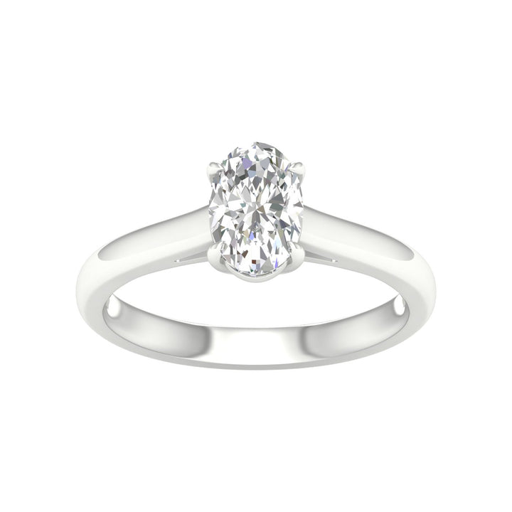 Solitaire Ring (Oval) - Oz's Jewelers by The Hickory Jewelry Company