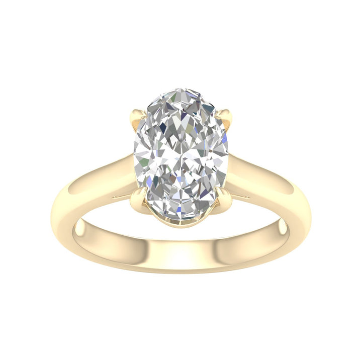 Solitaire Ring (Oval) - Oz's Jewelers by The Hickory Jewelry Company