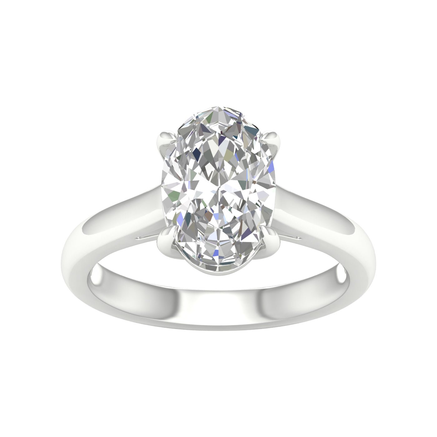 Solitaire Ring (Oval) - Oz's Jewelers by The Hickory Jewelry Company