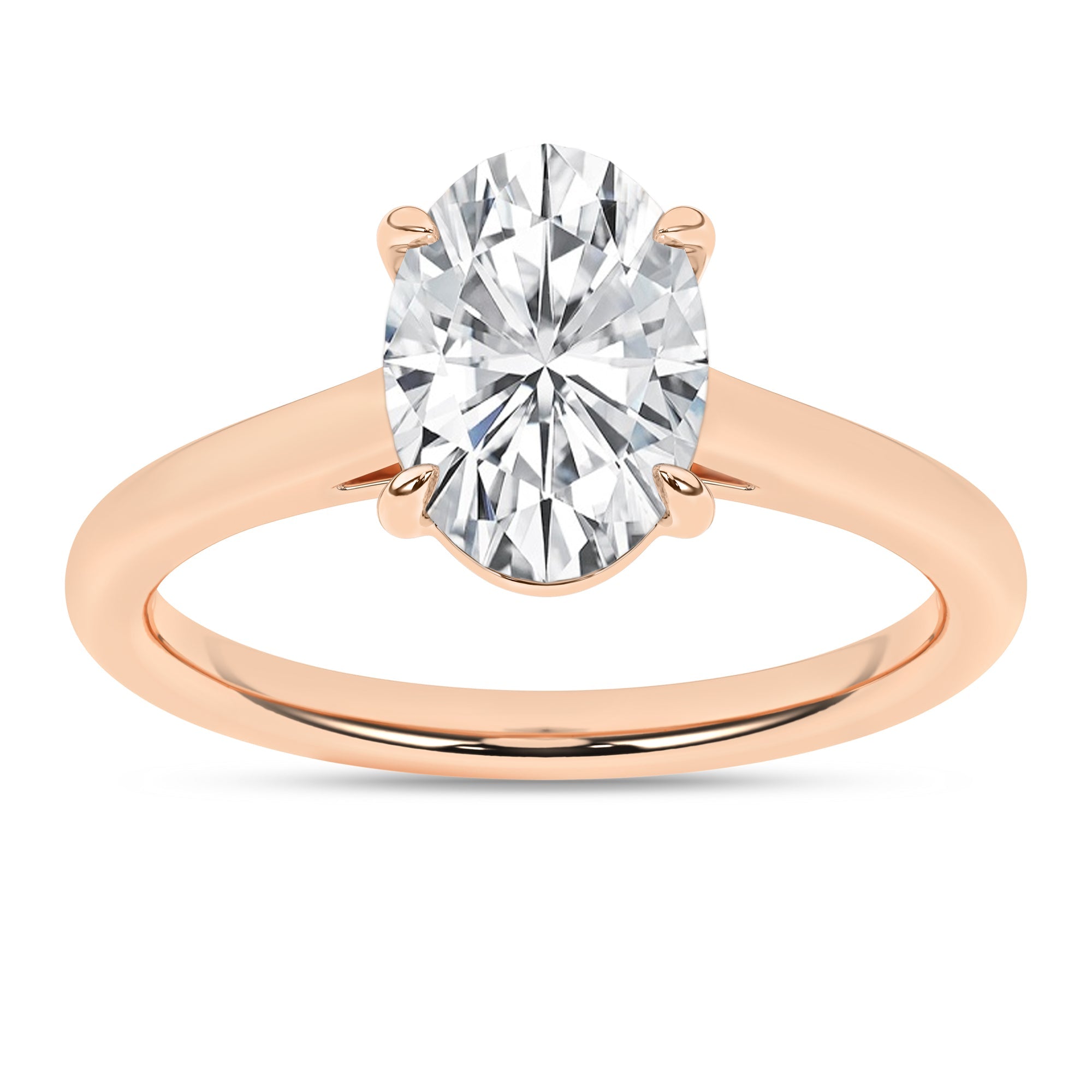 Solitaire Ring (Oval) - Oz's Jewelers by The Hickory Jewelry Company