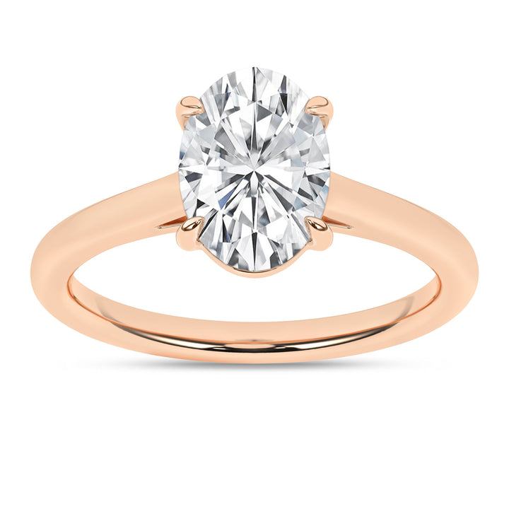 Solitaire Ring (Oval) - Oz's Jewelers by The Hickory Jewelry Company