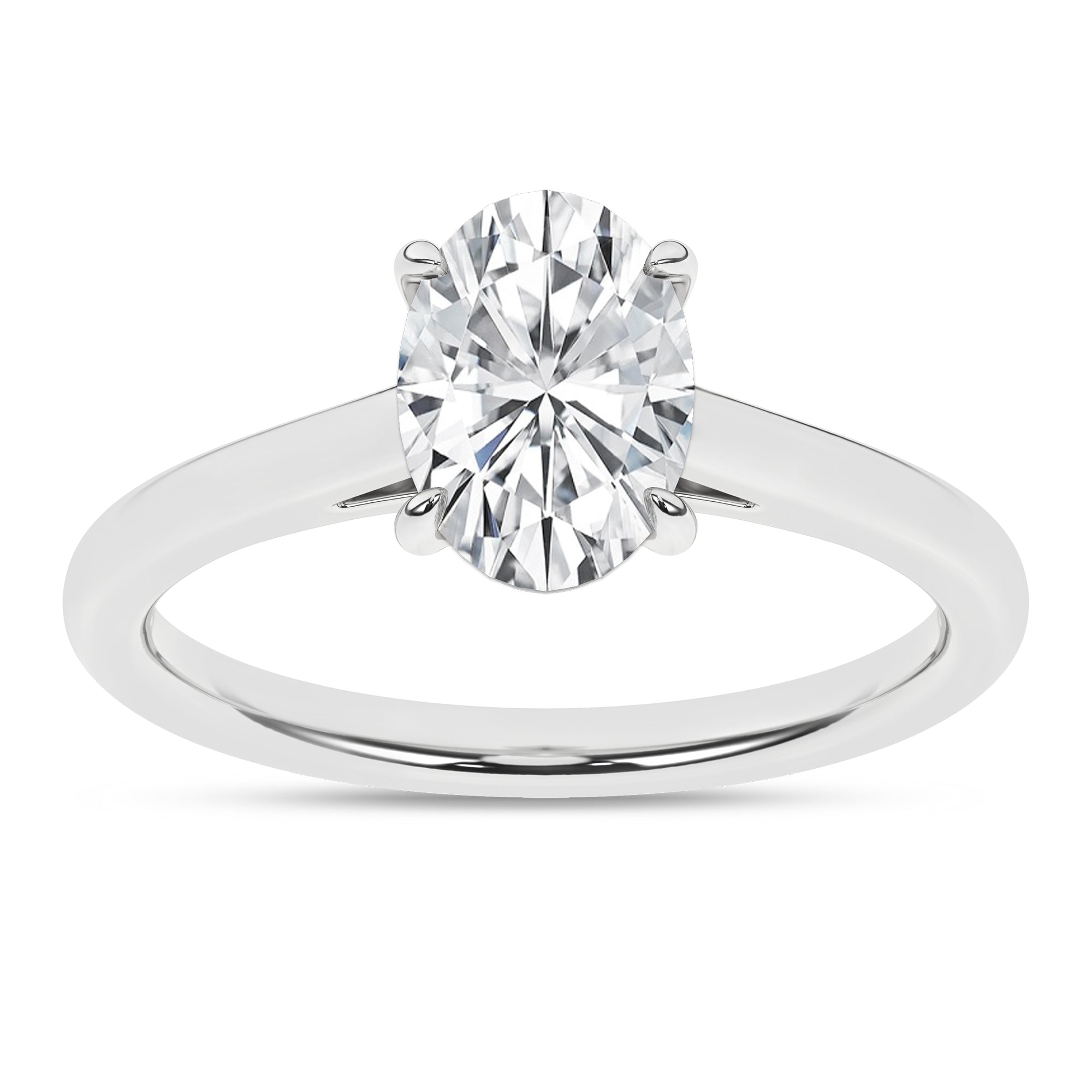 Solitaire Ring (Oval) - Oz's Jewelers by The Hickory Jewelry Company