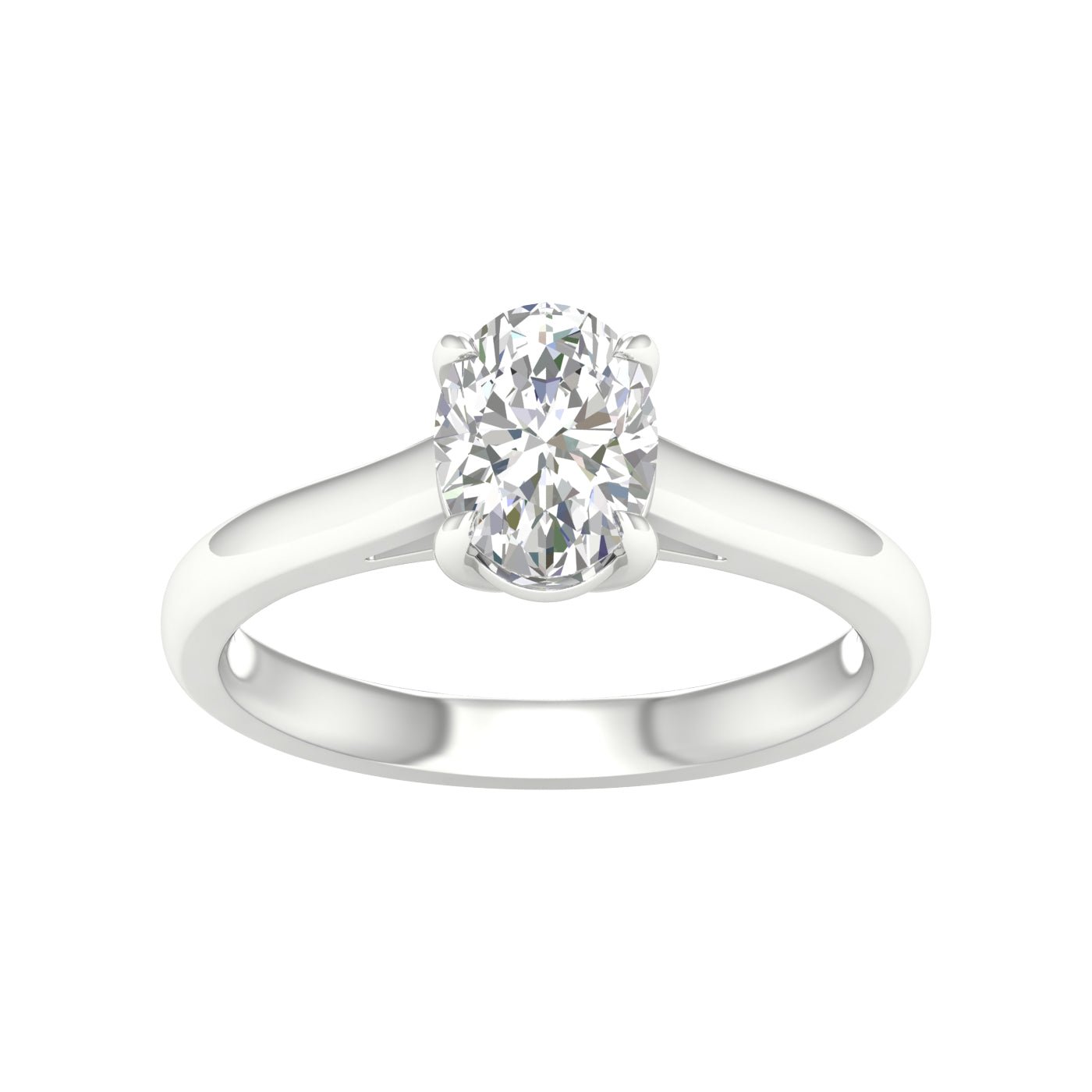 Solitaire Ring (Oval) - Oz's Jewelers by The Hickory Jewelry Company