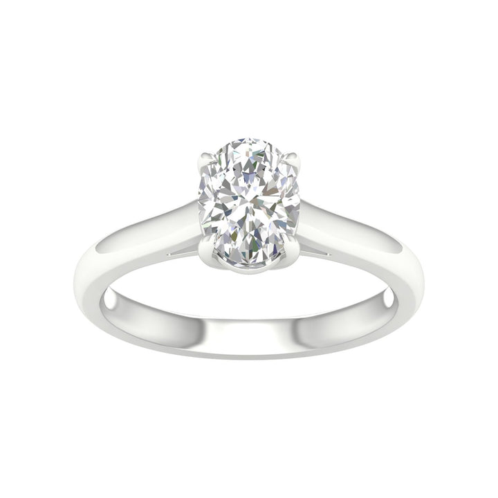 Solitaire Ring (Oval) - Oz's Jewelers by The Hickory Jewelry Company