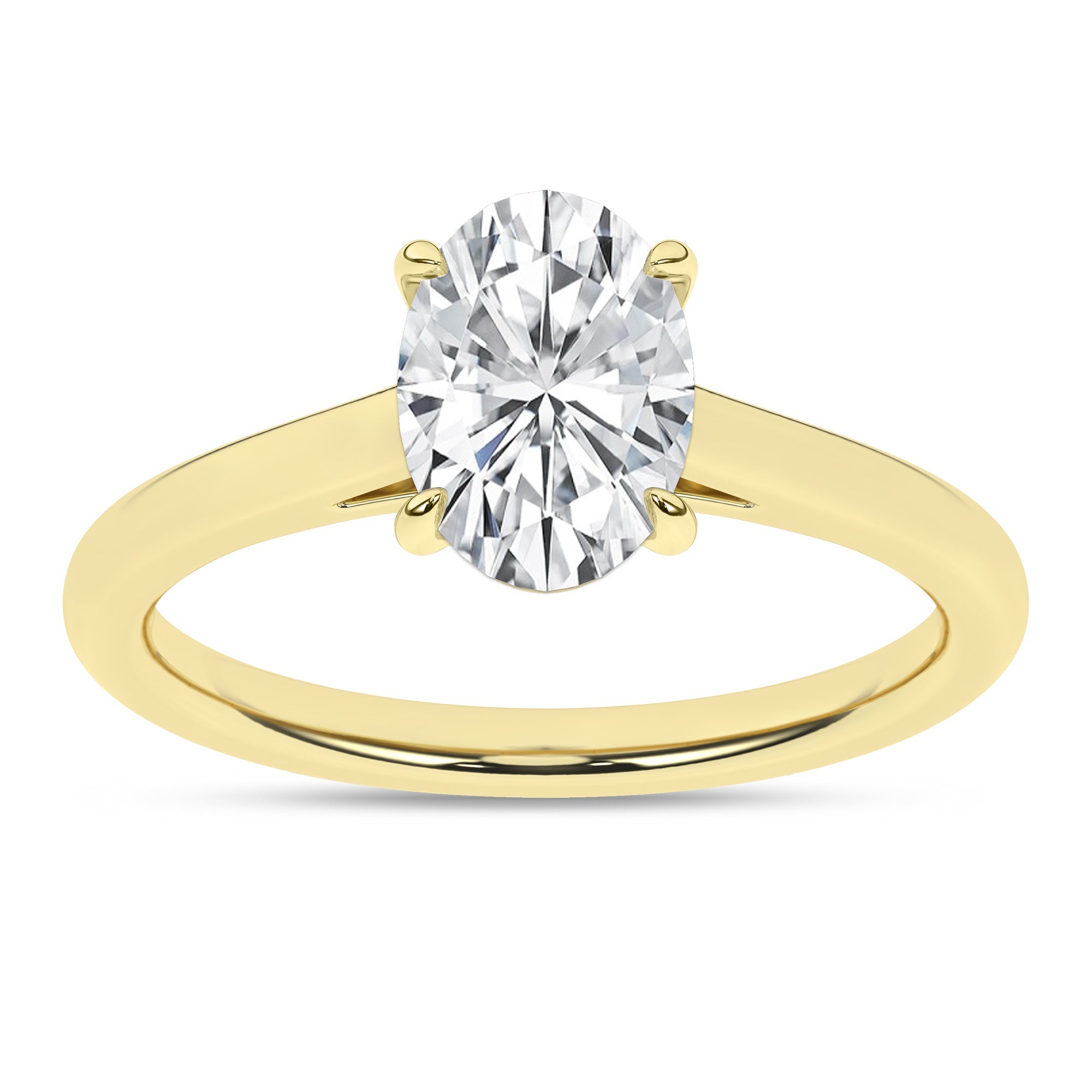 Solitaire Ring (Oval) - Oz's Jewelers by The Hickory Jewelry Company