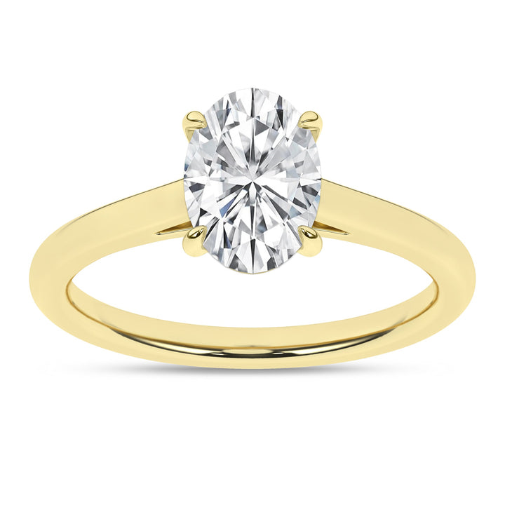 Solitaire Ring (Oval) - Oz's Jewelers by The Hickory Jewelry Company