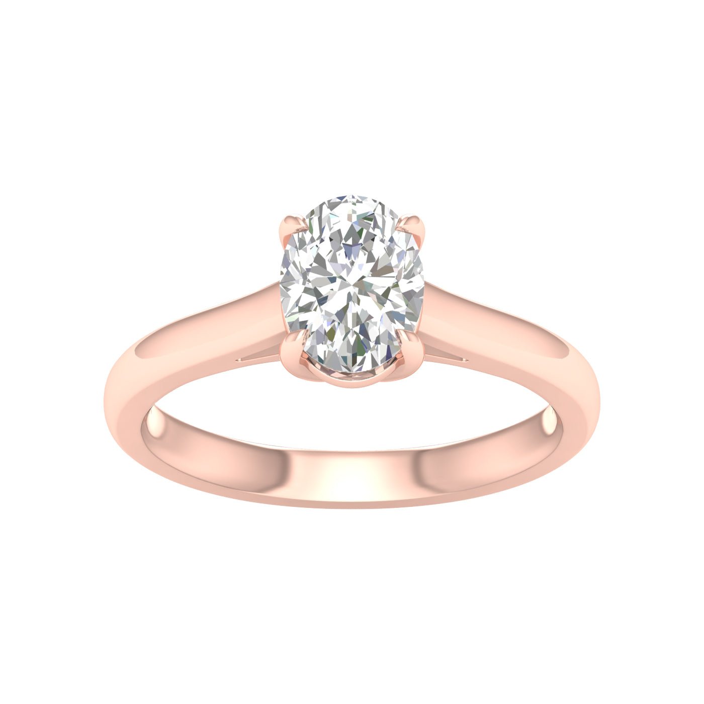 Solitaire Ring (Oval) - Oz's Jewelers by The Hickory Jewelry Company