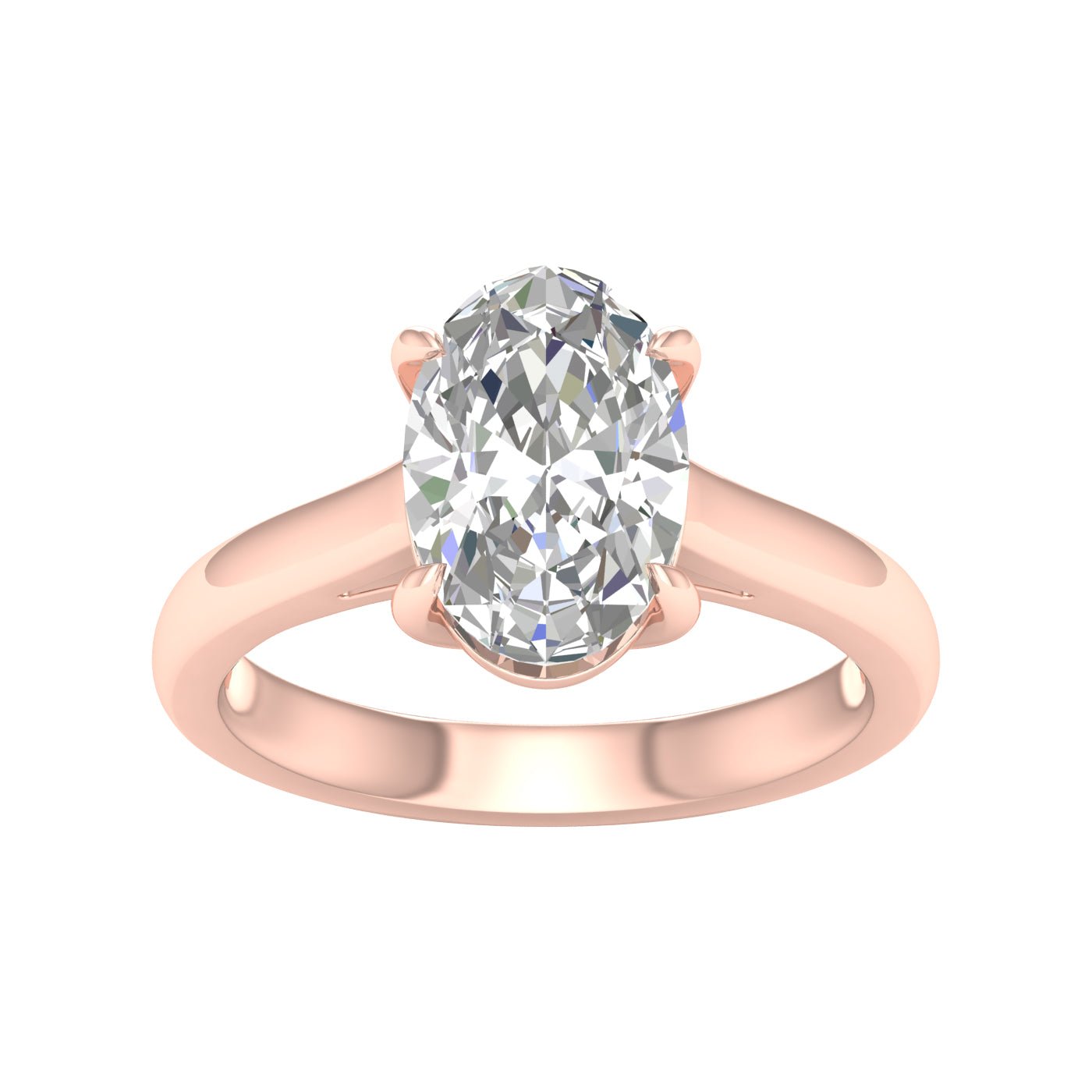 Solitaire Ring (Oval) - Oz's Jewelers by The Hickory Jewelry Company