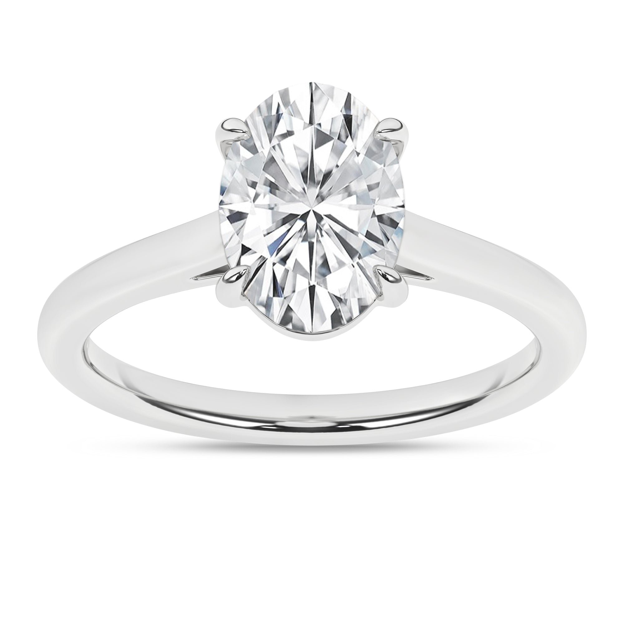 Solitaire Ring (Oval) - Oz's Jewelers by The Hickory Jewelry Company