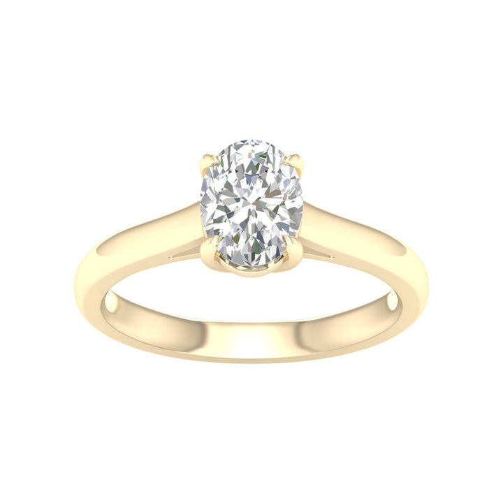 Solitaire Ring (Oval) - Oz's Jewelers by The Hickory Jewelry Company