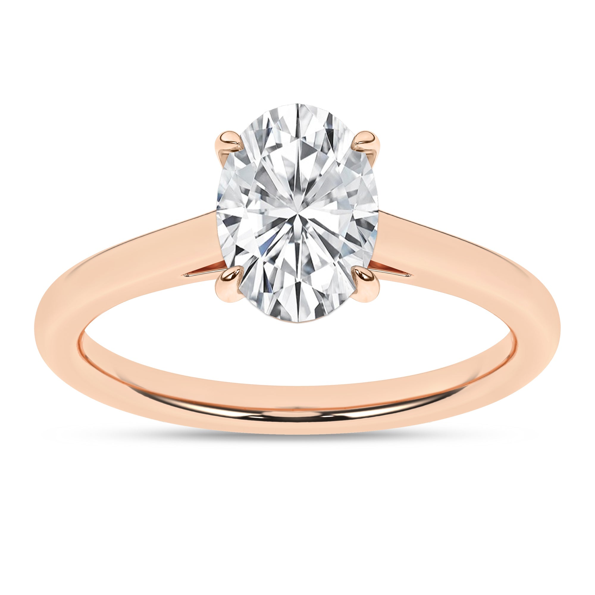 Solitaire Ring (Oval) - Oz's Jewelers by The Hickory Jewelry Company