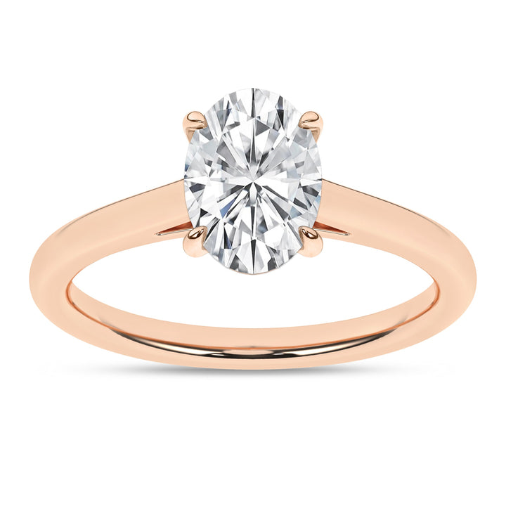 Solitaire Ring (Oval) - Oz's Jewelers by The Hickory Jewelry Company