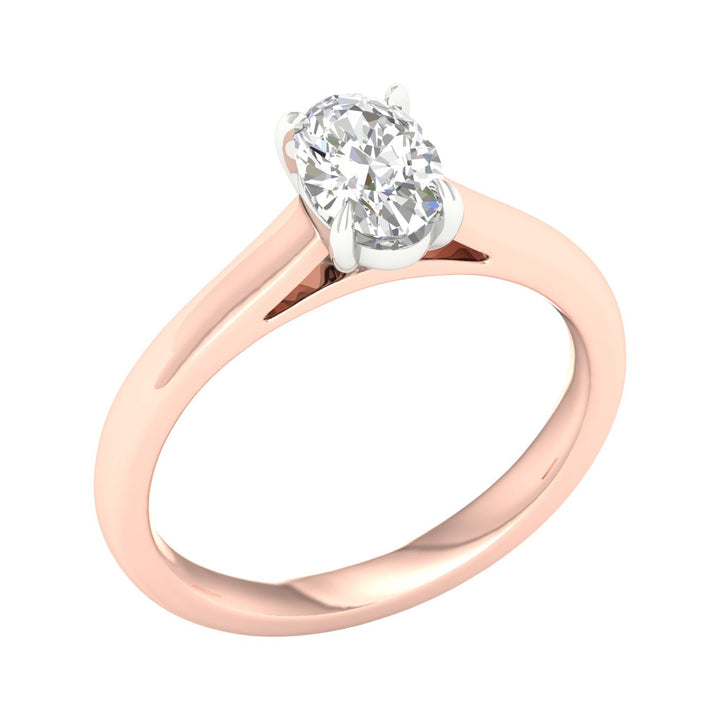 Solitaire Ring (Oval) - Oz's Jewelers by The Hickory Jewelry Company