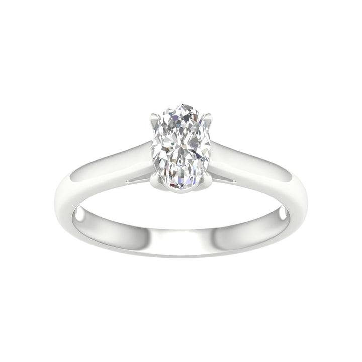 Solitaire Ring (Oval) - Oz's Jewelers by The Hickory Jewelry Company