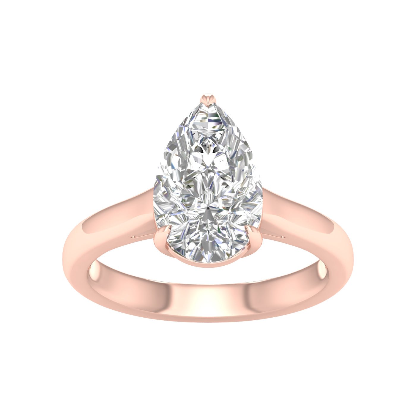 Solitaire Ring (Pear) - Oz's Jewelers by The Hickory Jewelry Company