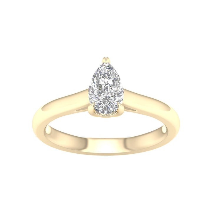 Solitaire Ring (Pear) - Oz's Jewelers by The Hickory Jewelry Company