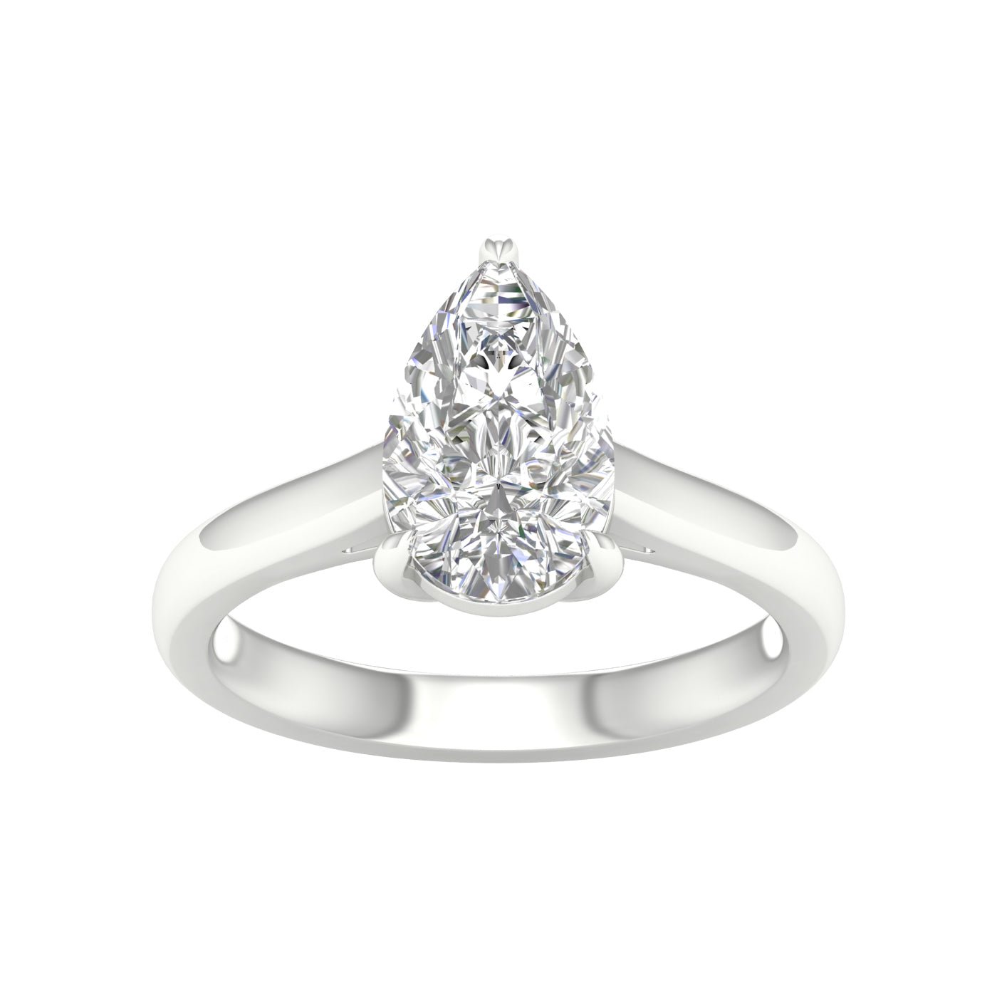 Solitaire Ring (Pear) - Oz's Jewelers by The Hickory Jewelry Company