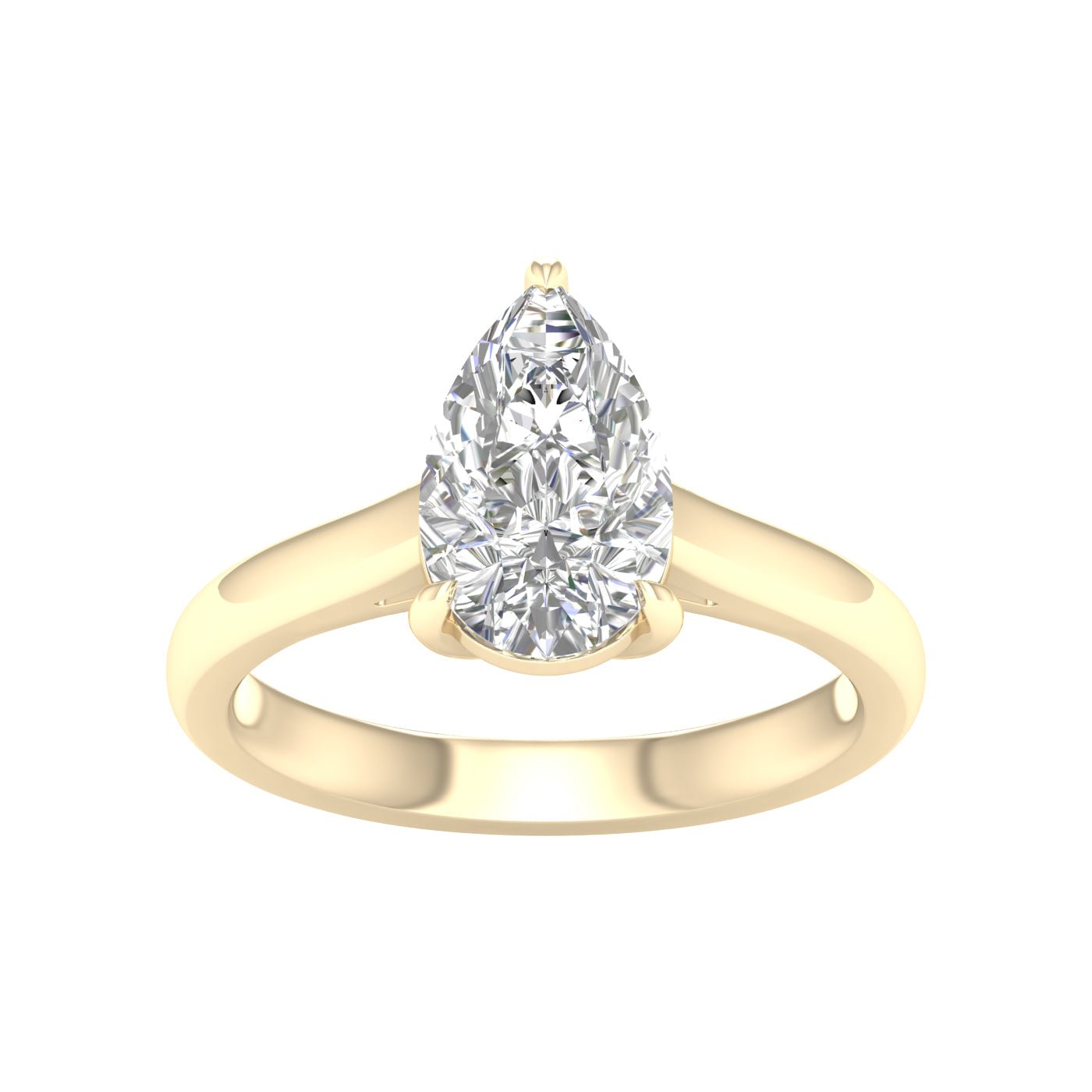 Solitaire Ring (Pear) - Oz's Jewelers by The Hickory Jewelry Company