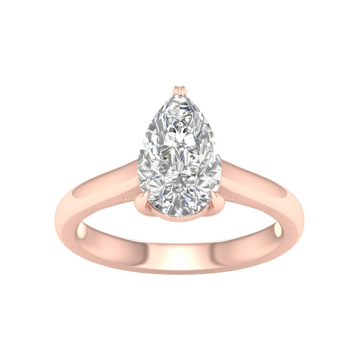 Solitaire Ring (Pear) - Oz's Jewelers by The Hickory Jewelry Company