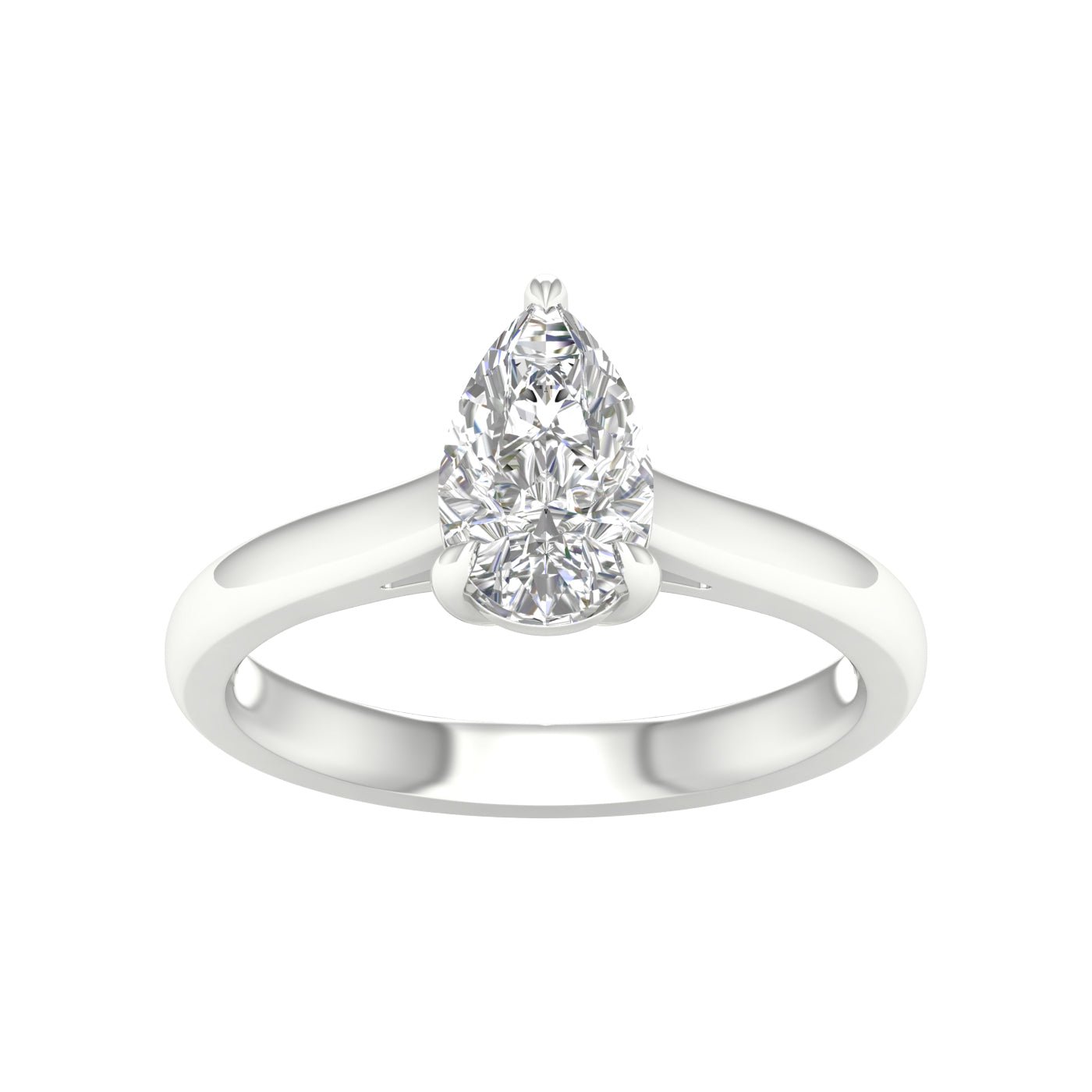 Solitaire Ring (Pear) - Oz's Jewelers by The Hickory Jewelry Company