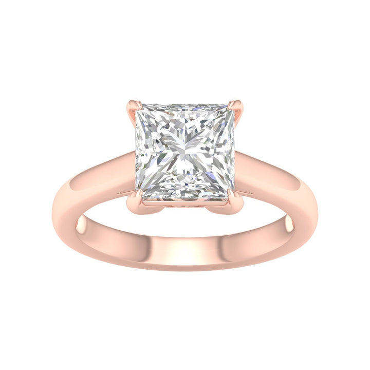 Solitaire Ring (Princess) - Oz's Jewelers by The Hickory Jewelry Company