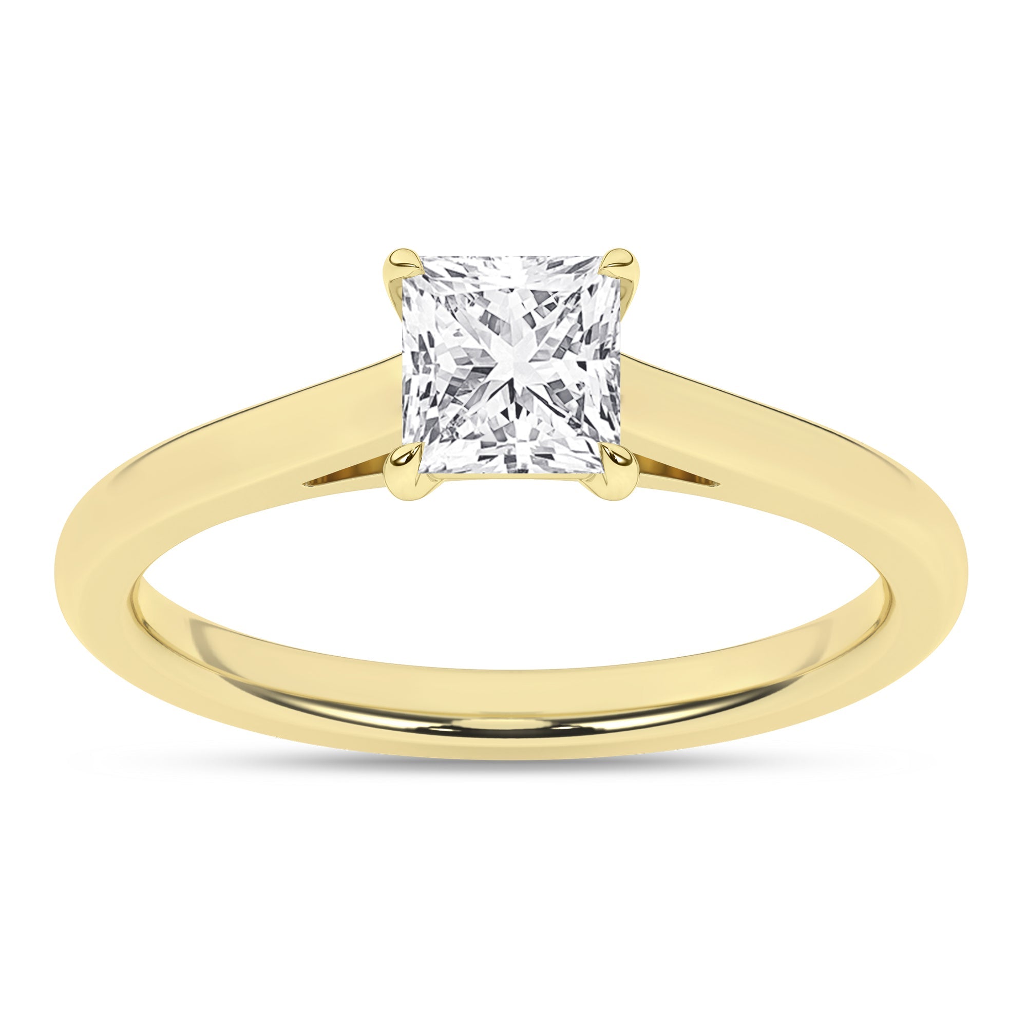 Solitaire Ring (Princess) - Oz's Jewelers by The Hickory Jewelry Company