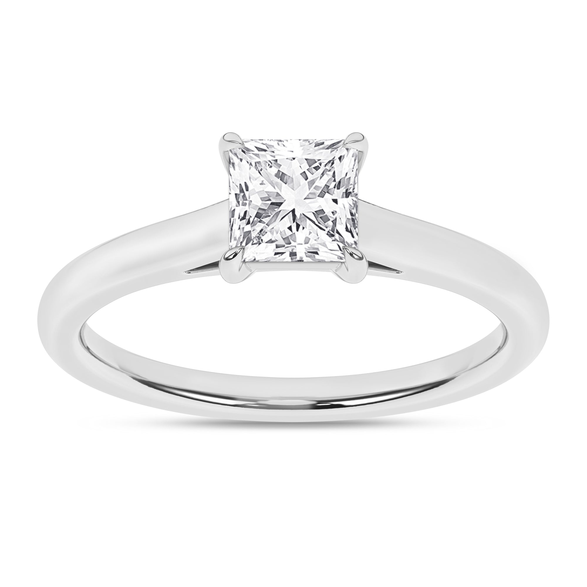 Solitaire Ring (Princess) - Oz's Jewelers by The Hickory Jewelry Company