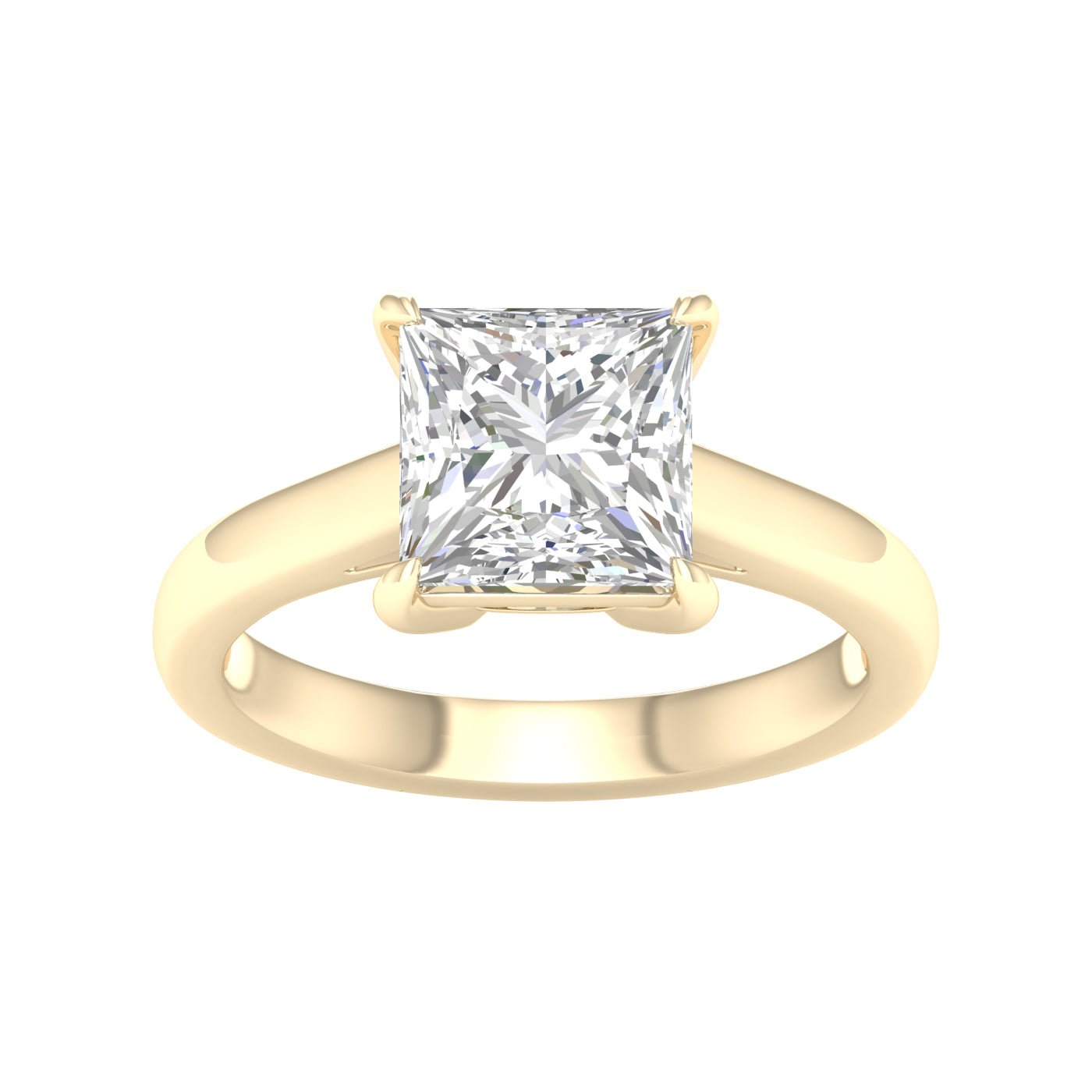 Solitaire Ring (Princess) - Oz's Jewelers by The Hickory Jewelry Company