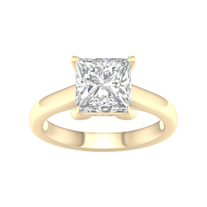 Solitaire Ring (Princess) - Oz's Jewelers by The Hickory Jewelry Company