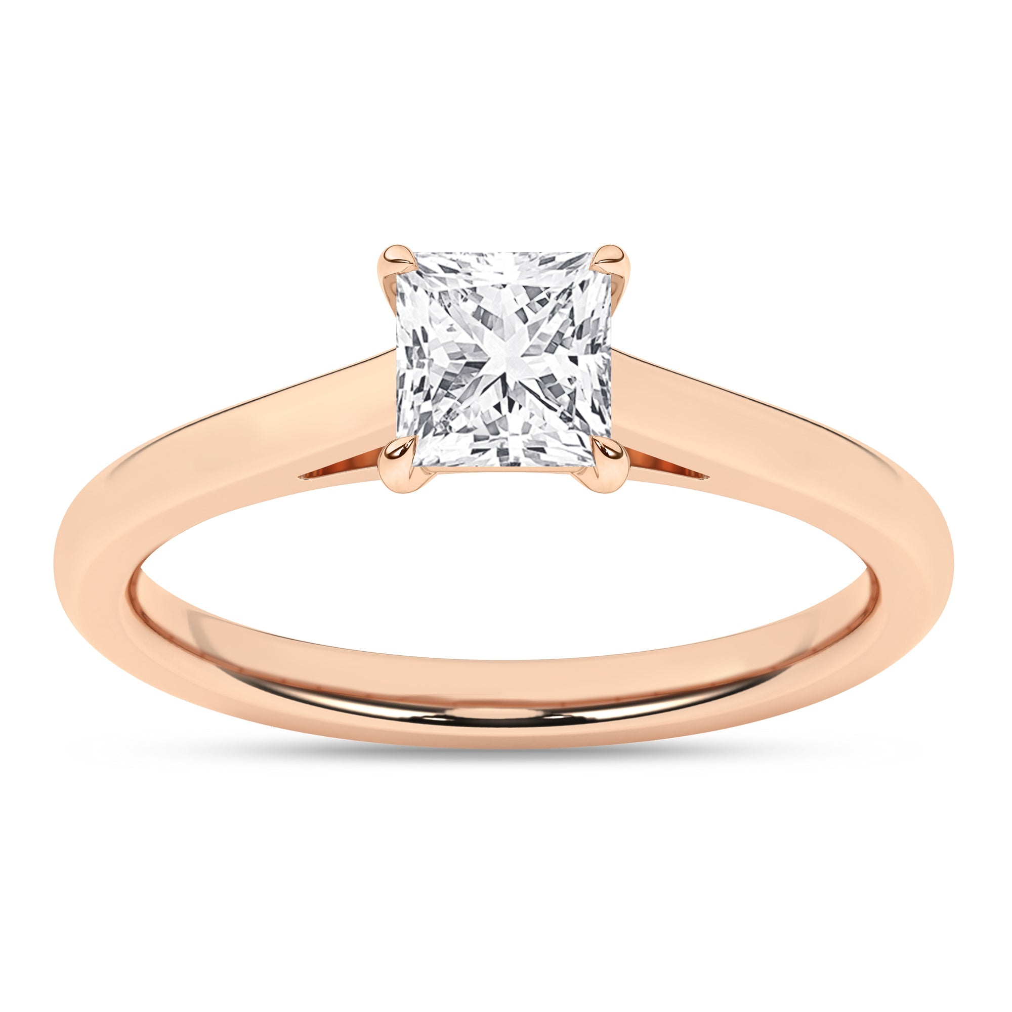 Solitaire Ring (Princess) - Oz's Jewelers by The Hickory Jewelry Company