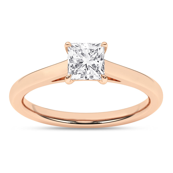 Solitaire Ring (Princess) - Oz's Jewelers by The Hickory Jewelry Company