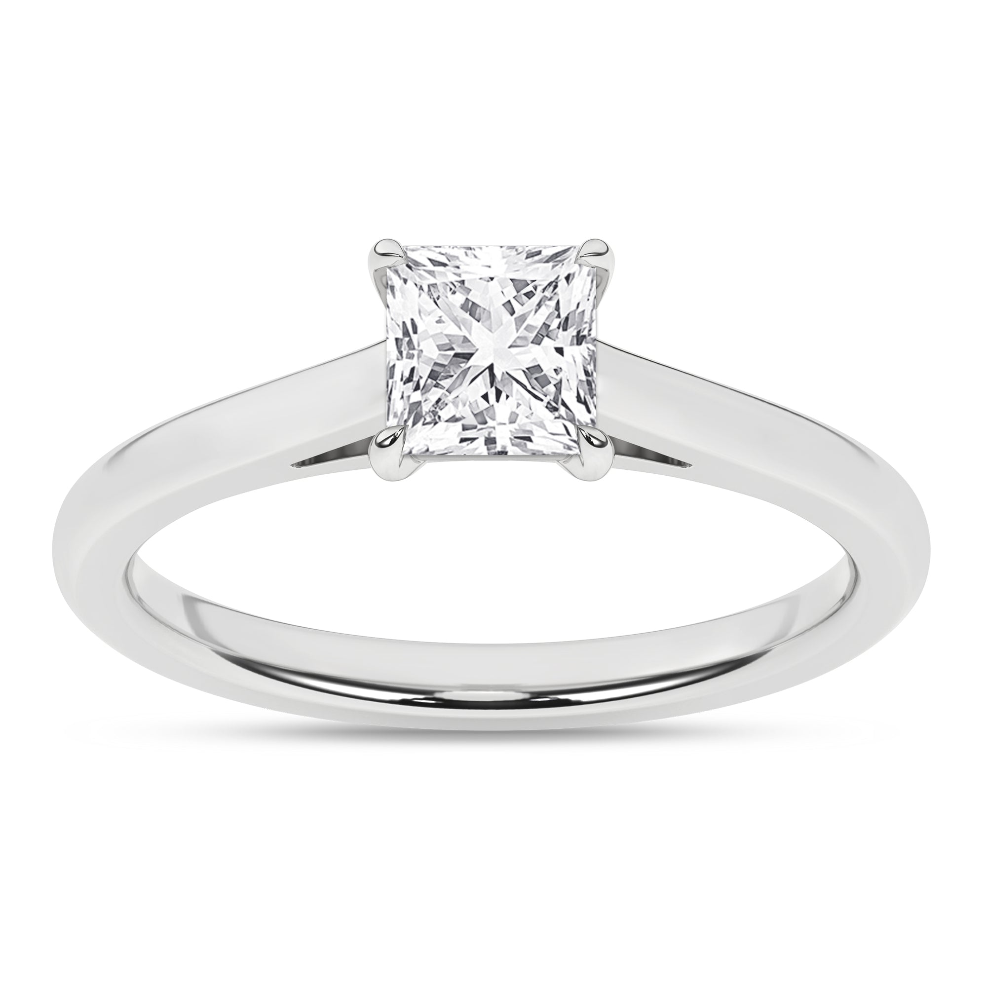 Solitaire Ring (Princess) - Oz's Jewelers by The Hickory Jewelry Company