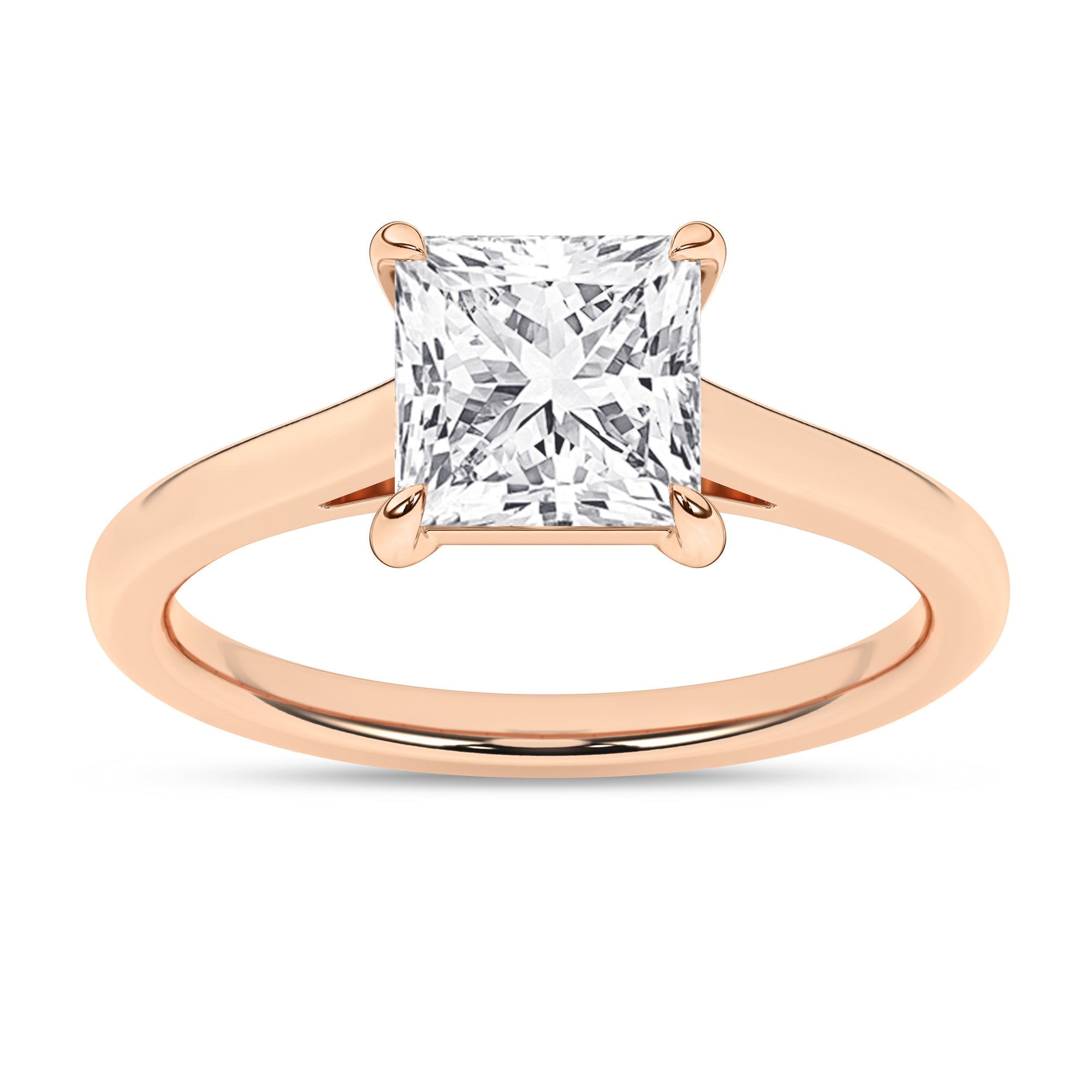 Solitaire Ring (Princess) - Oz's Jewelers by The Hickory Jewelry Company