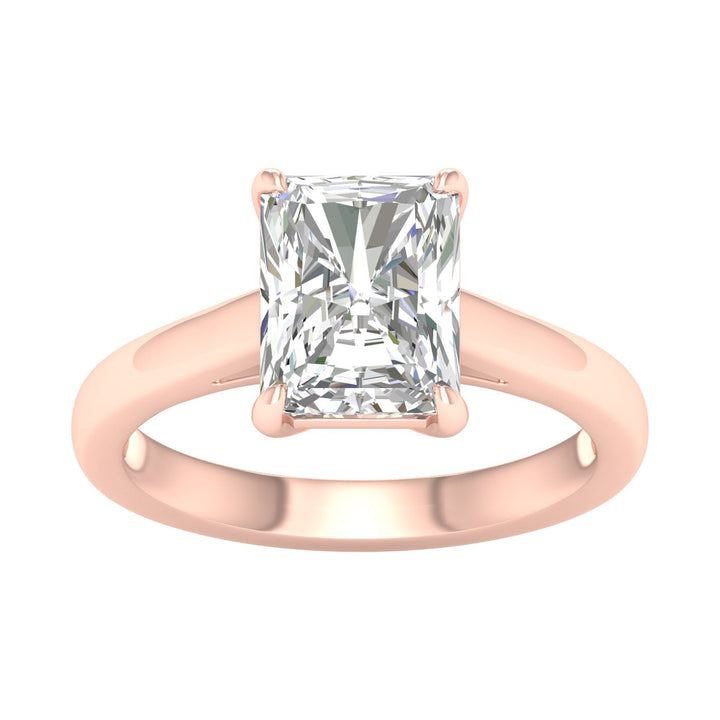 Solitaire Ring (Radiant) - Oz's Jewelers by The Hickory Jewelry Company