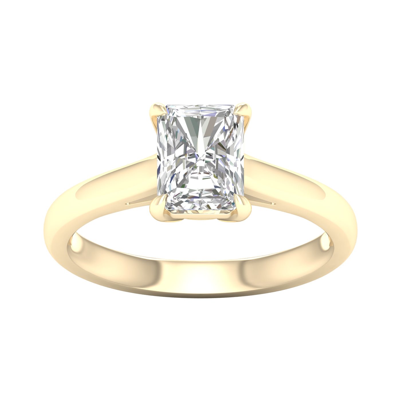 Solitaire Ring (Radiant) - Oz's Jewelers by The Hickory Jewelry Company