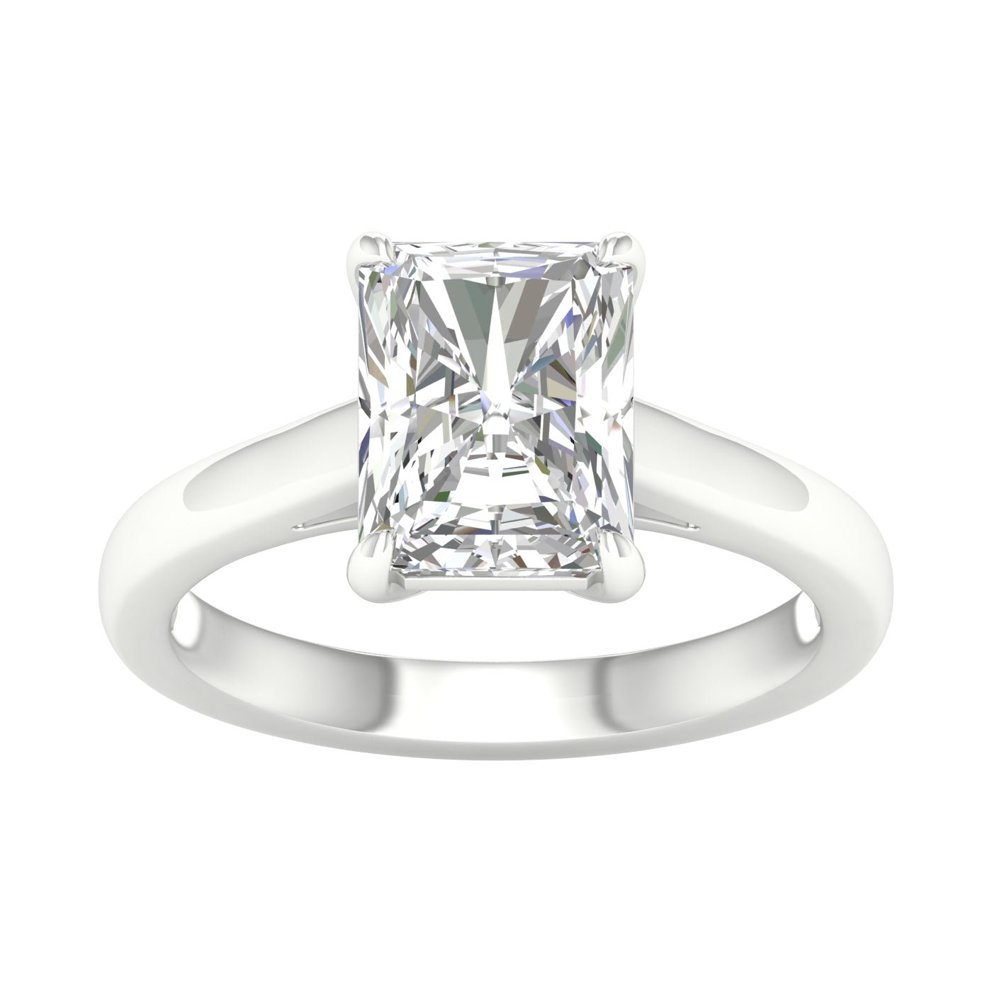 Solitaire Ring (Radiant) - Oz's Jewelers by The Hickory Jewelry Company